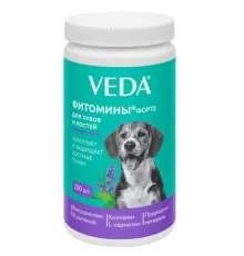 VEDA Фитомины Форте для зубов и костей собакам, 200 таб.