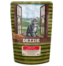 Dezzie Adult Cat Утка и печень в соусе, 85 г