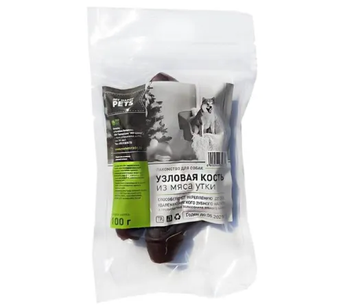 My Happy Pets Узловая кость из мяса утки 100 г
