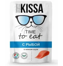 Kissa Пауч для кошек (Рыба в соусе), 75 г