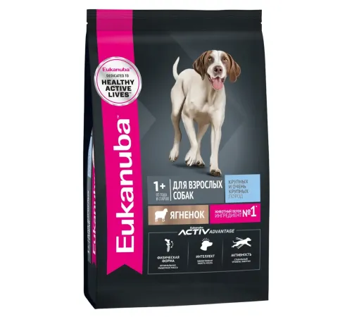 Eukanuba Adult Large Breed (Ягненок), 3 кг