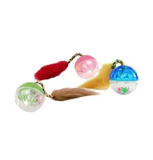 Beeztees Мяч с мышкой и бубенчиком,4,5 см