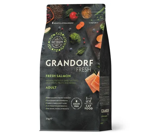Grandorf Fresh Adult (Лосось и батат), 2 кг