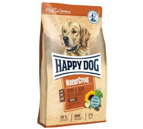 Happy Dog NaturCroq (Говядина и рис) 15 кг