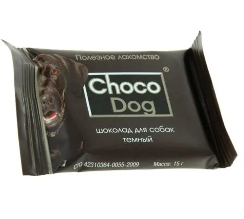 Шоколад темный Choco Dog, 15 г