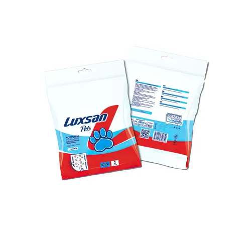 Luxsan Premium Коврики (пеленки), 60х60 см, 2 шт/уп