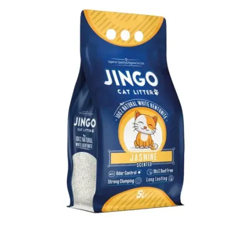 JINGO Наполнитель бентонитовый Jasmine, 5 л
