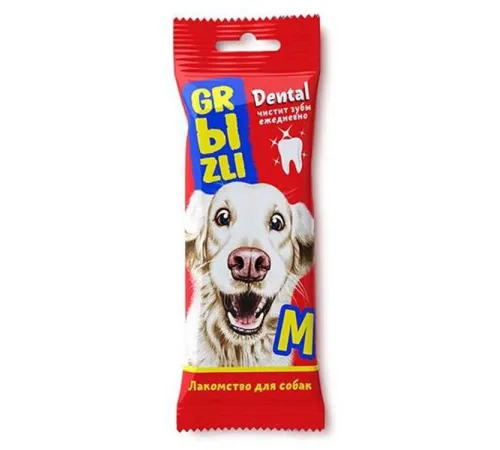 GRЫZLI Dental Medium жевательное лакомство, 36 г 2 шт/уп