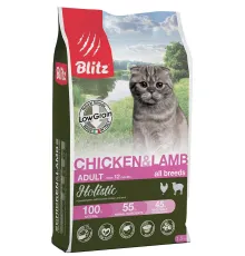 BLITZ Holistic LG Adult Cat (Курица, ягненок) 1,5 кг