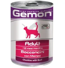 Gemon Консервы Cat Adult  Beef, 415 г