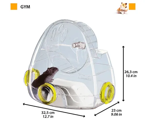 Ferplast Спортзал GYM для хомяка, 32,3 х 23 х 26,3 см