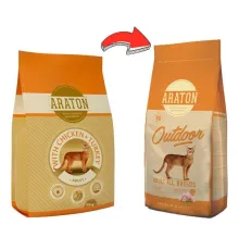 Araton Adult Outdoor Cat (Курица и индейка) 15 кг