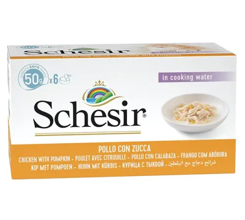 Schesir Chicken Pumpkin Box (Курица с тыквой), 50 г х 6 шт