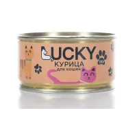 Lucky Консервы для кошек (Курица), 130 г