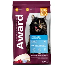 Award Cat Sterilized (Белая рыба), 400 г
