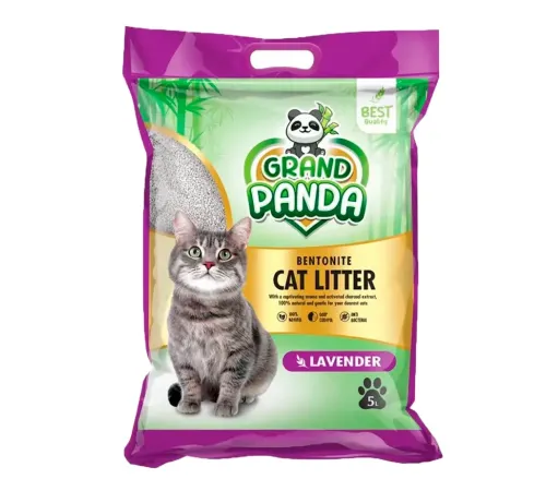 Grand Panda Бентонитовый наполнитель Лаванда, 5 л