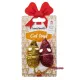 Beeztees Игрушка для кошек Рождественские мышки, 1 шт (УЦЕНКА, 1 шт из набора)