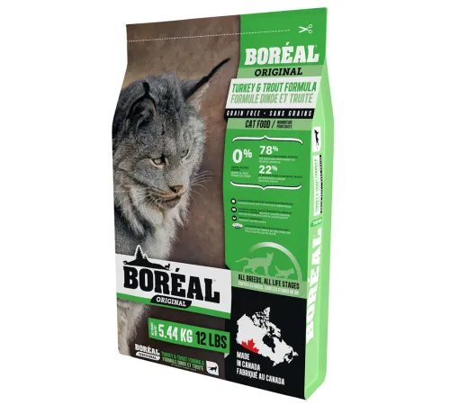 Boreal Original GF Cat (Индейка и форель) 5,44 кг