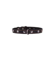 Collar с синтепоном и украшением Black 14 мм, 27-35 см