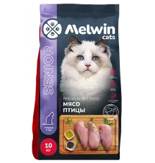 Melwin Senior Cat (Птица), 10 кг