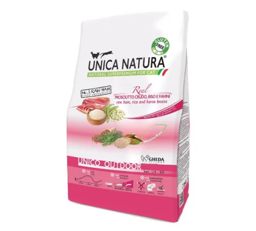 Unica Natura Unico Outdoor (Ветчина, рис, боб садовый) 350 г