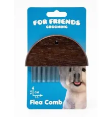 For Friends Расческа-гребень от блох и клещей, 10 см*7,5 см