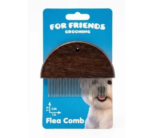 For Friends Расческа-гребень от блох и клещей, 10 см*7,5 см