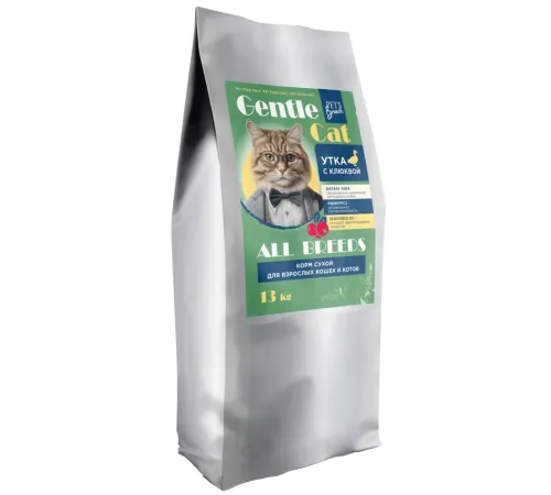 Pet's Brunch Gentle Cat (Утка с клюквой), 13 кг