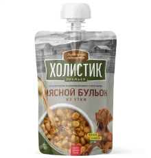 Деревенские лакомства Холистик Мясной бульон из утки для собак, 160 г