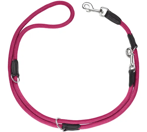 Hunter Поводок T-Leash Freestyle, малиновый, 10/200