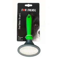 For Friends Щетка-сликер овальная L 9,5х18 см