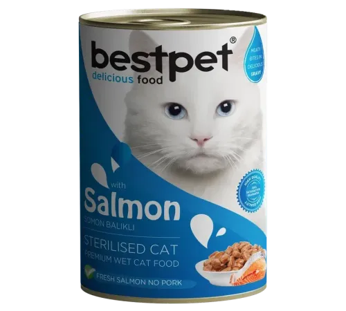 Bestpet Sterilised Cat (Лосось в соусе), 400 г