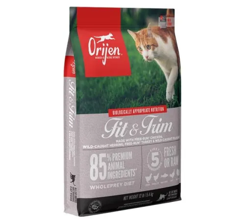 ORIJEN CAT FIT & TRIM (Курица, индейка, рыба), 1,8 кг