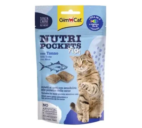 GimCat Nutri Pockets с тунцом, 60 г