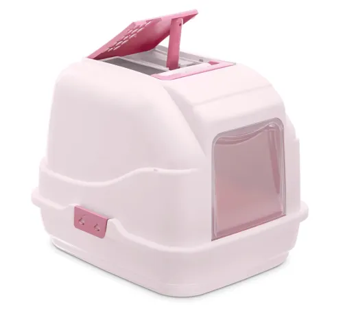 IMAC Туалет-домик Easy Cat, нежно-розовый
