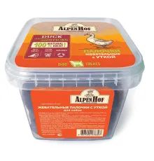 AlpenHof Жевательные палочки с уткой для мелких собак и щенков 400 г