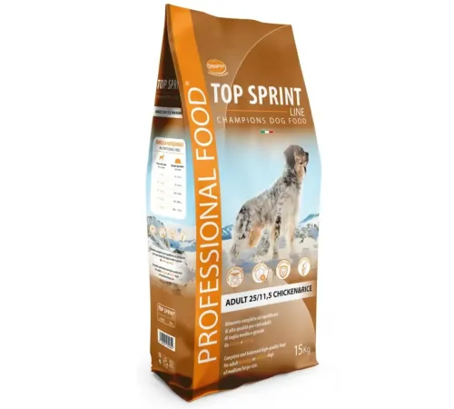 Cennamo Top Sprint Adult Dog (Курица, рис), 15 кг