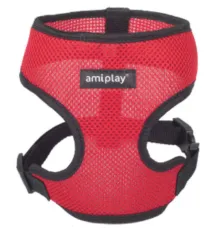 Шлейка регулируемая AmiPlay Scout Air (Красная) XXL