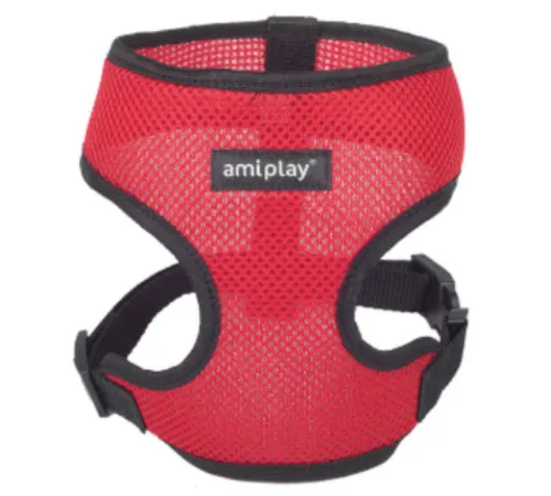 Шлейка регулируемая AmiPlay Scout Air (Красная) XXL