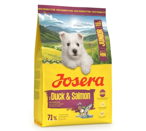 Josera Mini Junior (Утка и лосось), 3 кг