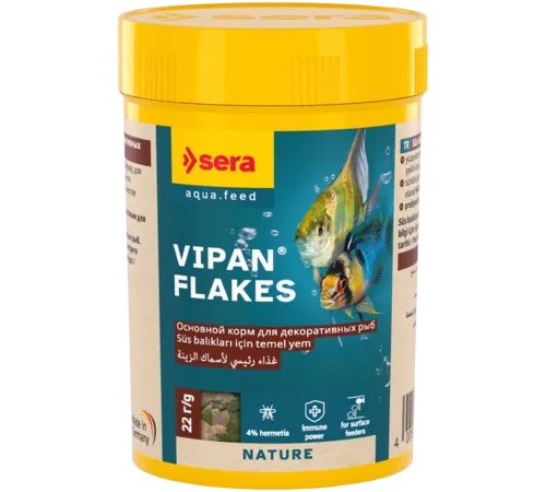 Sera Корм для декоративных рыб Vipan Flakes, 22 г