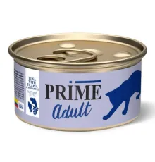 Prime Adult Консервы (Тунец с тилапией и ананасом в собственном соку) для кошек, 85 г