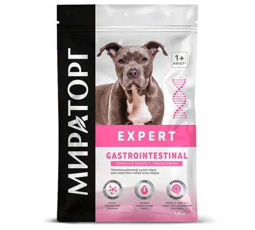 Мираторг Expert Gastrointestinal для собак всех пород, 1,5 кг
