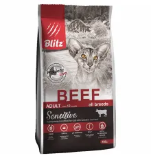 BLITZ Sensitive Adult Cat (Говядина), 400 г