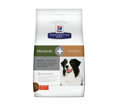 Hill's Prescription Diet Metabolic + Mobility Weight для собак (курица), 1,5 кг