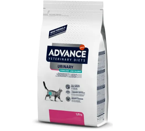 Advance VetDiets Cat Urinary Sterilized Low Calorie, 1,25 кг