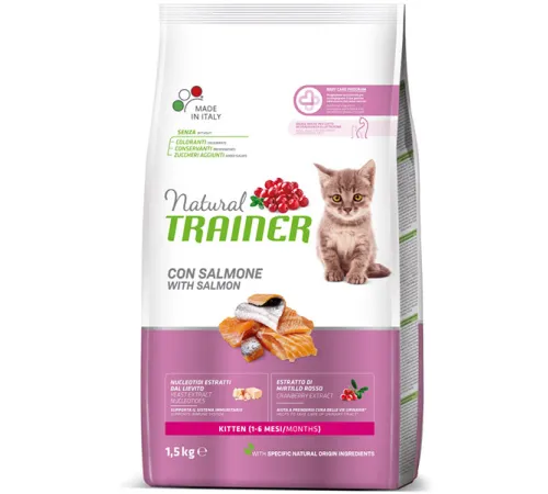 Trainer Natural Kitten (Лосось) 1,5 кг