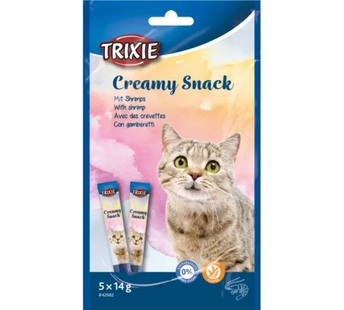 Trixie Creamy Snacks (Тунец, креветка), 14 г х 5 шт