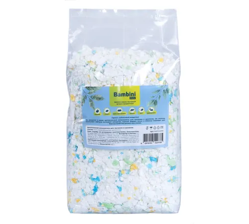 Bambini Pets Целлюлозный наполнитель для грызунов и кроликов, 450 г/6 л