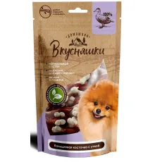 Домашние вкусняшки Лакомство Кальциевая косточка с уткой, 55 г